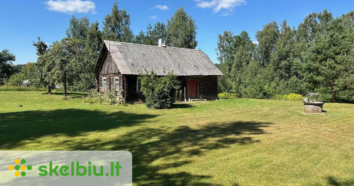 Wooden house with 3 ha in Kaišiadorys