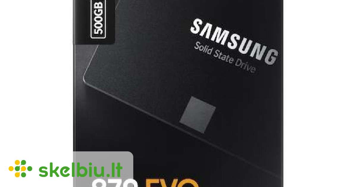 870 evo 500gb skelbimai - Skelbiu.lt