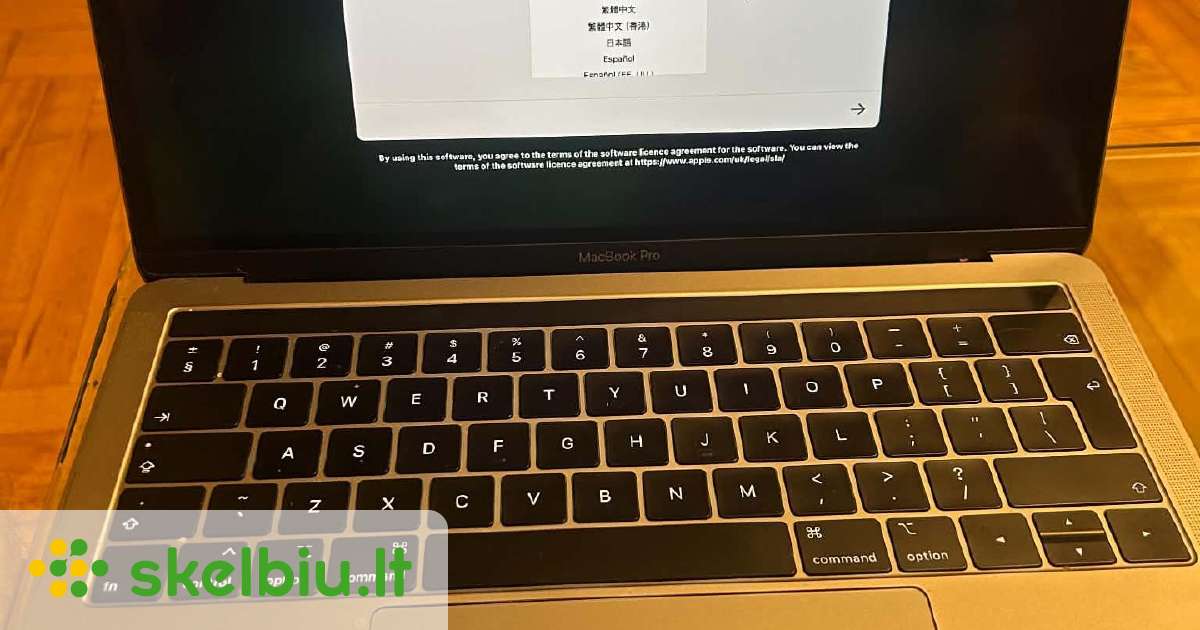 macbook pro 13 2019 skelbimai - Skelbiu.lt