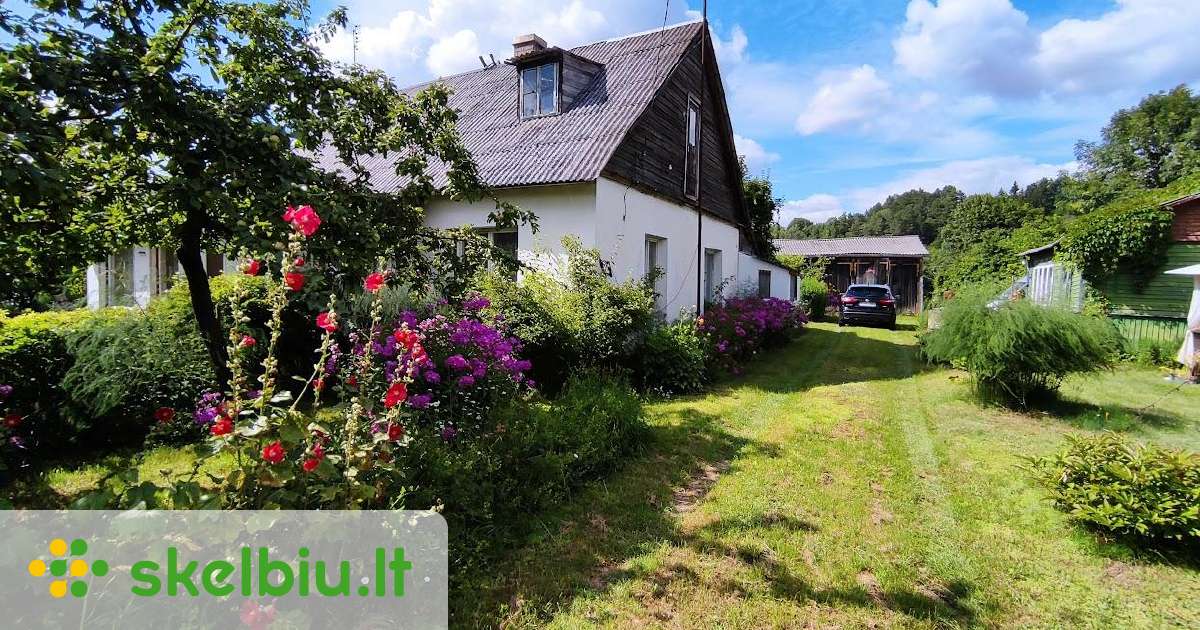 Brick house on small plot in Jonavos