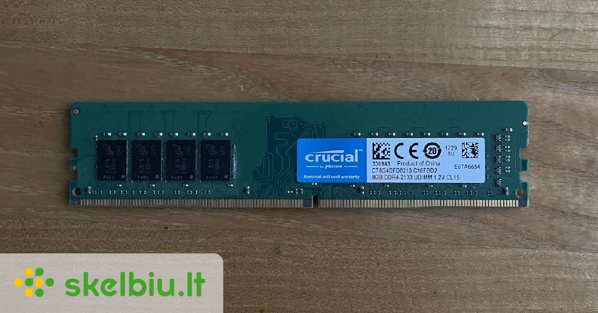 ddr4 8gb 2133mhz skelbimai - Skelbiu.lt