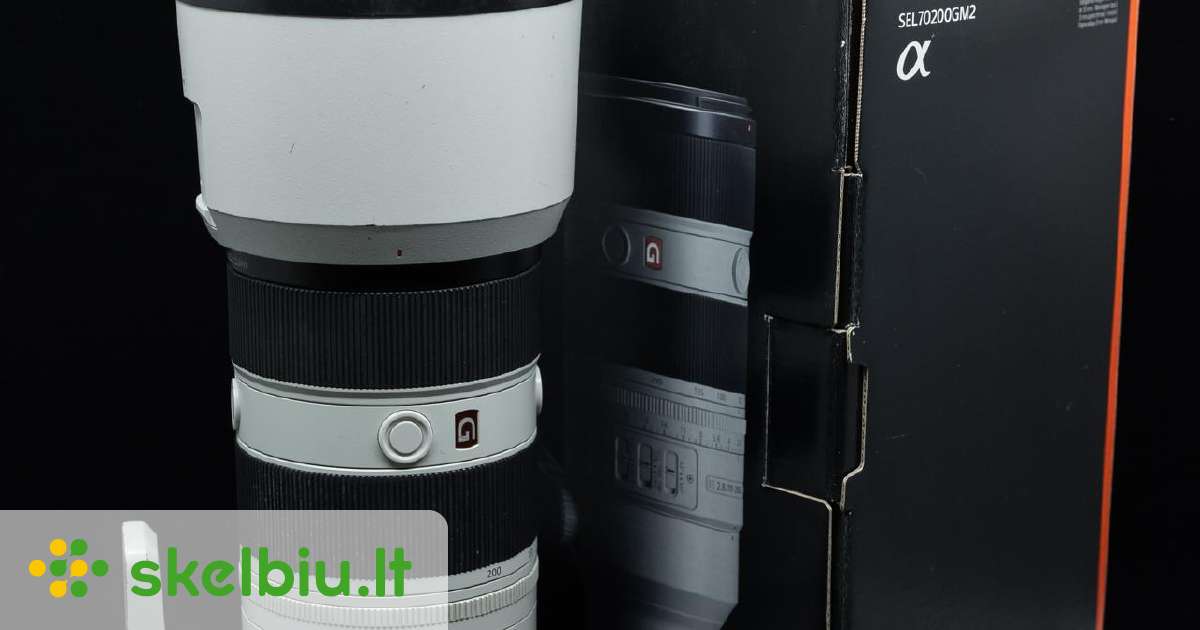 sony fe 70 200mm f 2 8 gm oss skelbimai - Skelbiu.lt