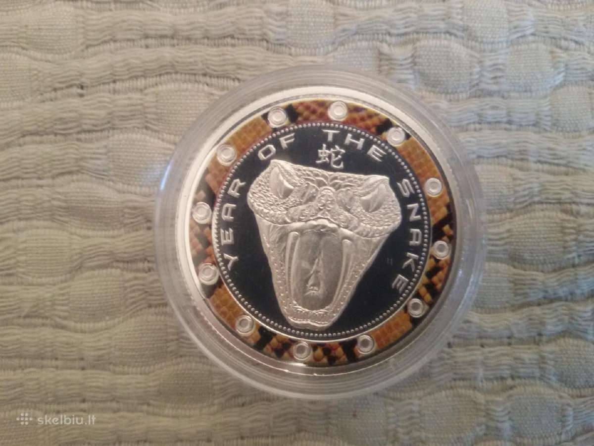 Niue 1 Dollar 2013m Gyvates metai