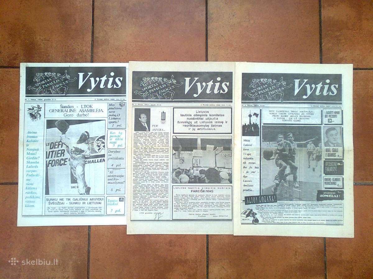 Sporto laikraštis "Vytis" 1990 metai