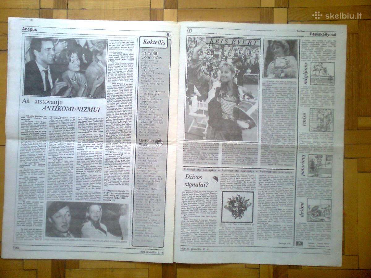 Sporto laikraštis "Vytis" 1990 metai - nuotraukos Nr. 8