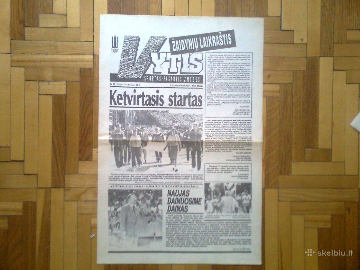 Sporto laikraštis "Vytis" 1991 metai - nuotraukos Nr. 2