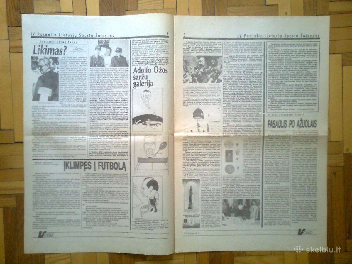 Sporto laikraštis "Vytis" 1991 metai - nuotraukos Nr. 3