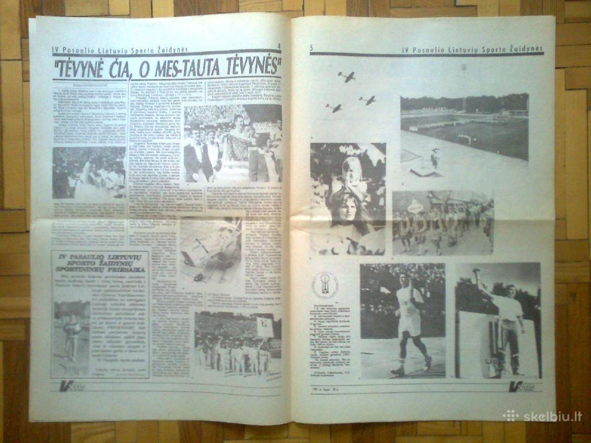 Sporto laikraštis "Vytis" 1991 metai - nuotraukos Nr. 4