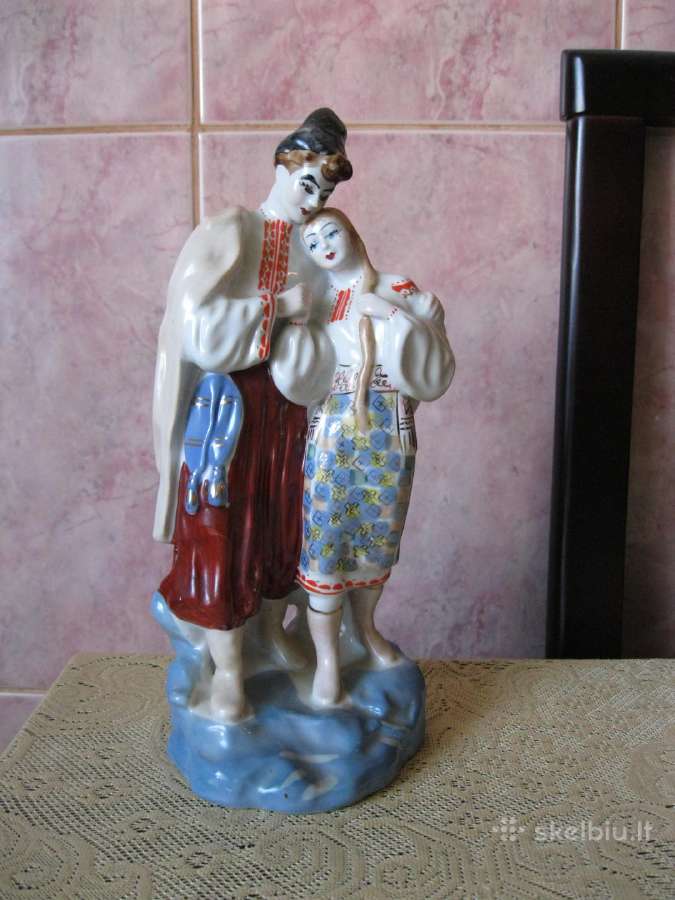 CCCP Porceliano Statulele .Zr. Foto. Be Defektu.