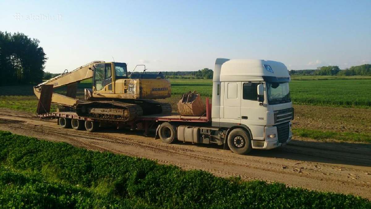 Negabaritinių krovinių pervežimas 48 tonos 20m - nuotraukos Nr. 9