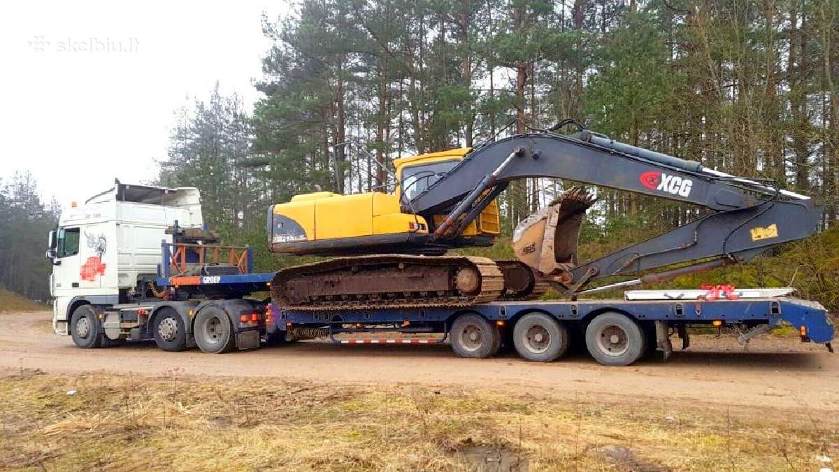 Negabaritinių krovinių pervežimas 48 tonos 20m - nuotraukos Nr. 7