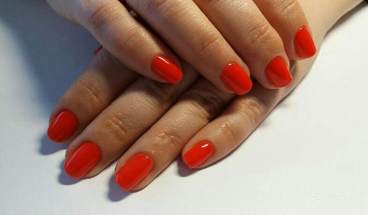 Japoniškas manikiūras. Gelinis lakavimas - nuotraukos Nr. 30