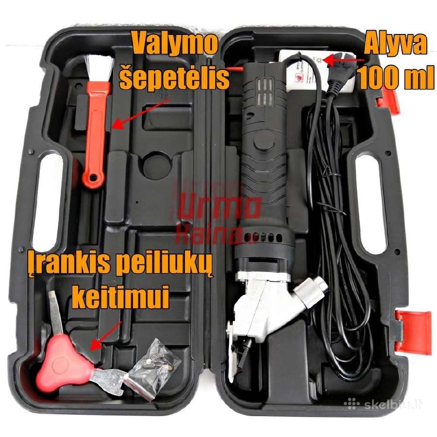 Vokiška avių kirpimo mašinėlė su garantija - nuotraukos Nr. 12