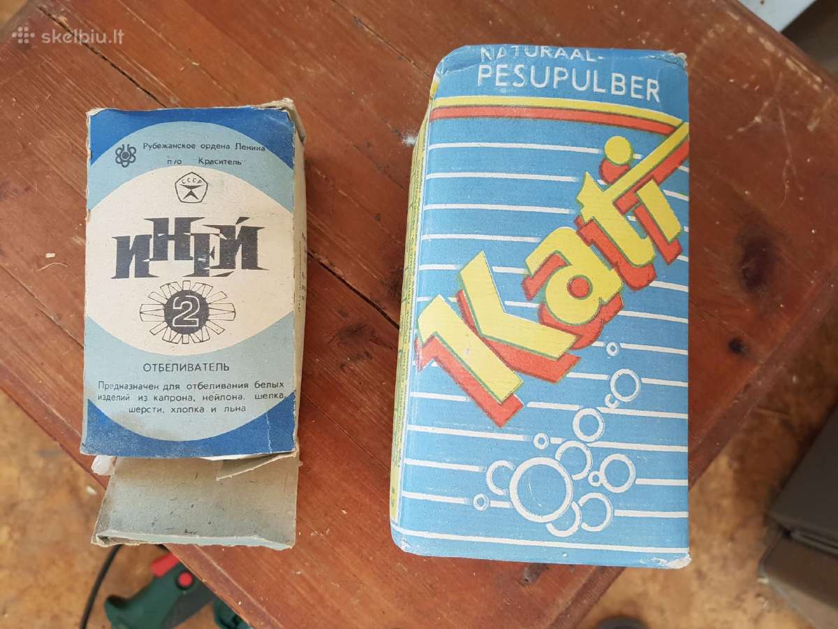 Vintažiniai skalbimo milteliai (nauja pakuotė) - nuotraukos Nr. 2
