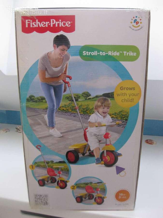 Naujas Amerikietiškas Fisher Price triratukas - nuotraukos Nr. 3