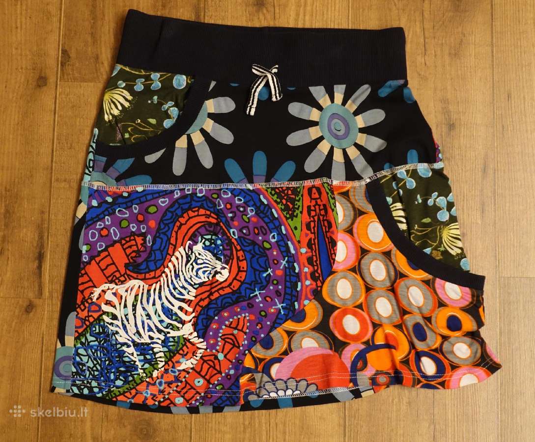 Vasariškas naujas stilingas "Desigual" sijonas - nuotraukos Nr. 3