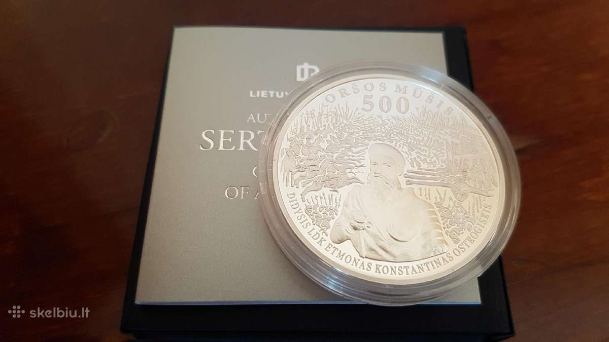 Parduodu Lb kolelcinę monetą Oršos mūšiui