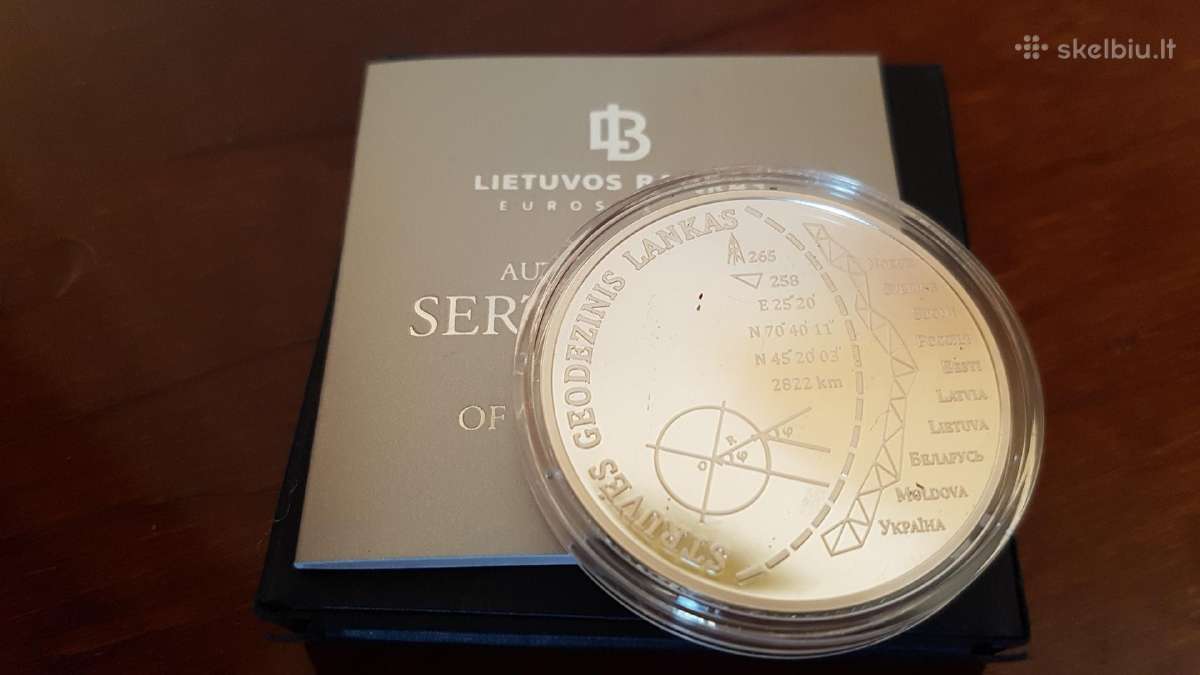 Paduodu Lb kolekcinę monetą Struvės Lankui
