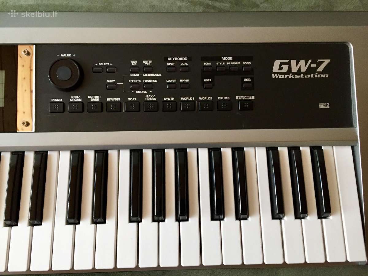 Roland Gw-7, Yamaha Qs 300, Piaggero Np-v80 ir kt. - nuotraukos Nr. 7