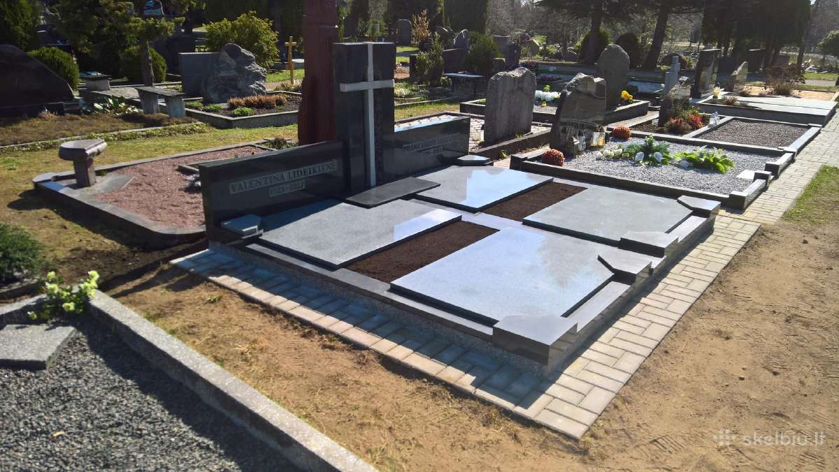 Antkapiniai Paminklai Kapų dengimas plokštėmis - nuotraukos Nr. 16