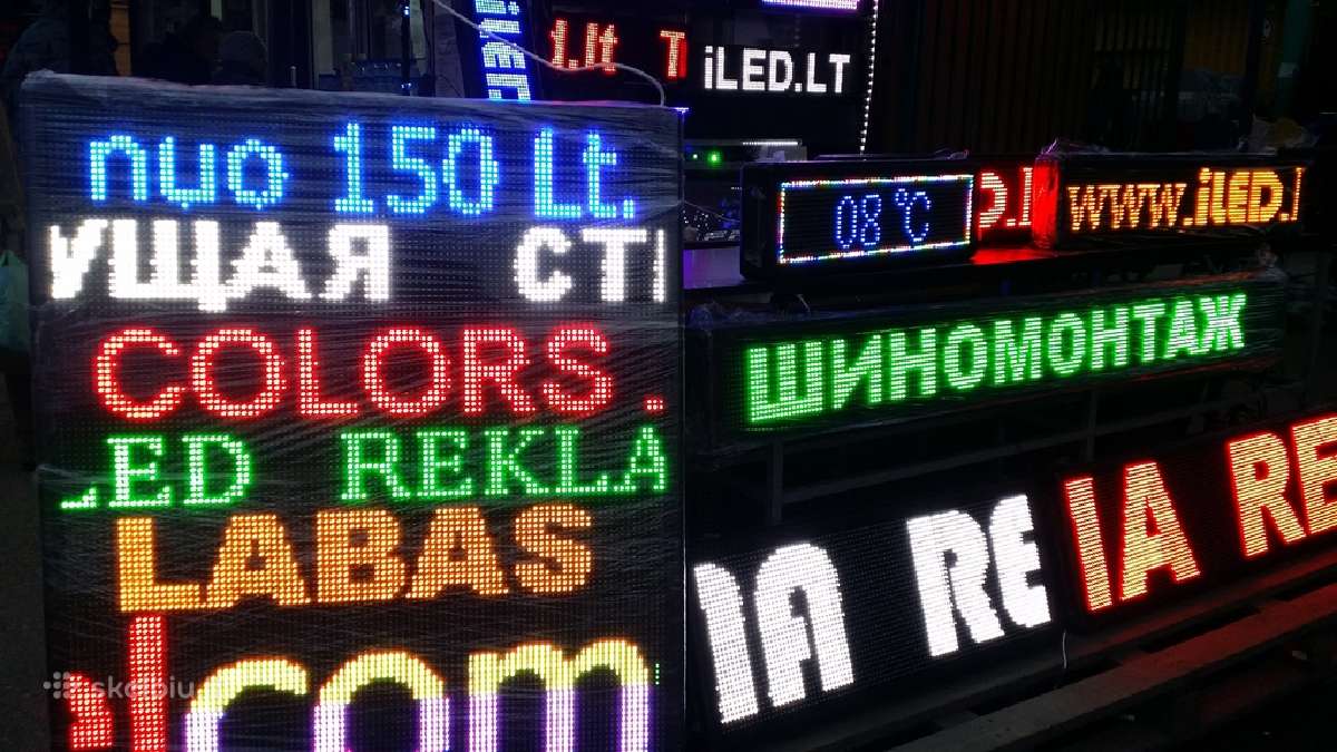 LED Švieslentes, Lauko LED Ekranai - nuotraukos Nr. 6