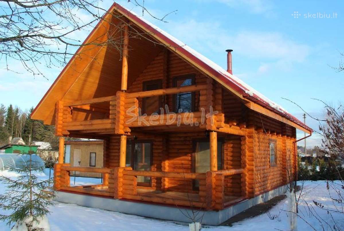 Rąstiniai namai, vasarnamiai, pirtys ir pavėsines - nuotraukos Nr. 3