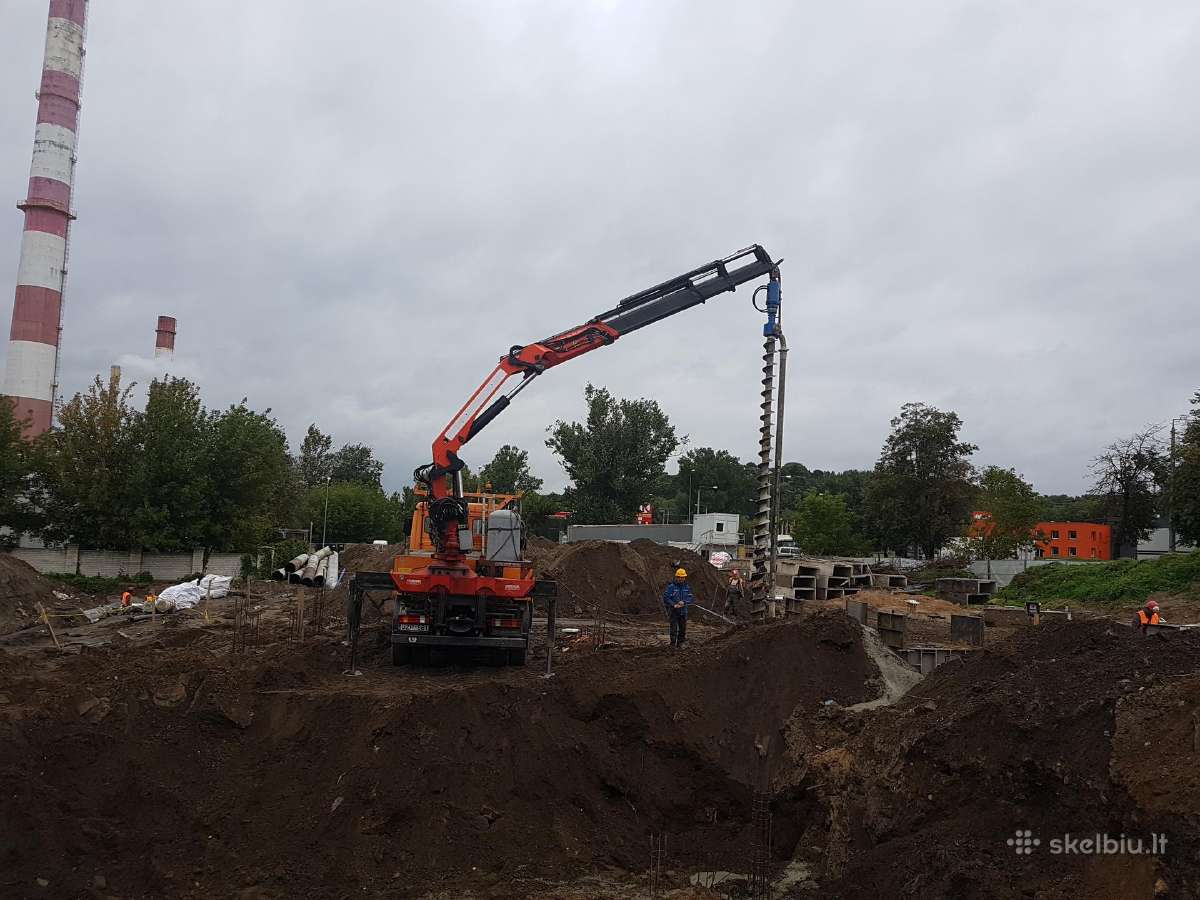 Cfa polių gręžimas Nuoma Važiuojame į kitus miestu - nuotraukos Nr. 8