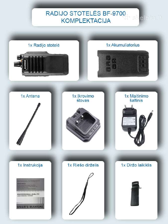 Baofeng Bf-9700 - atsparios vadeniui ir smūgiams - nuotraukos Nr. 11
