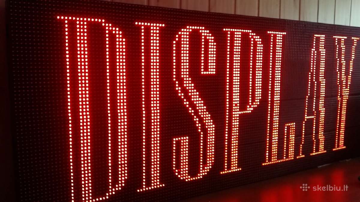 LED švieslentes,LED begancios reklamos - nuotraukos Nr. 7