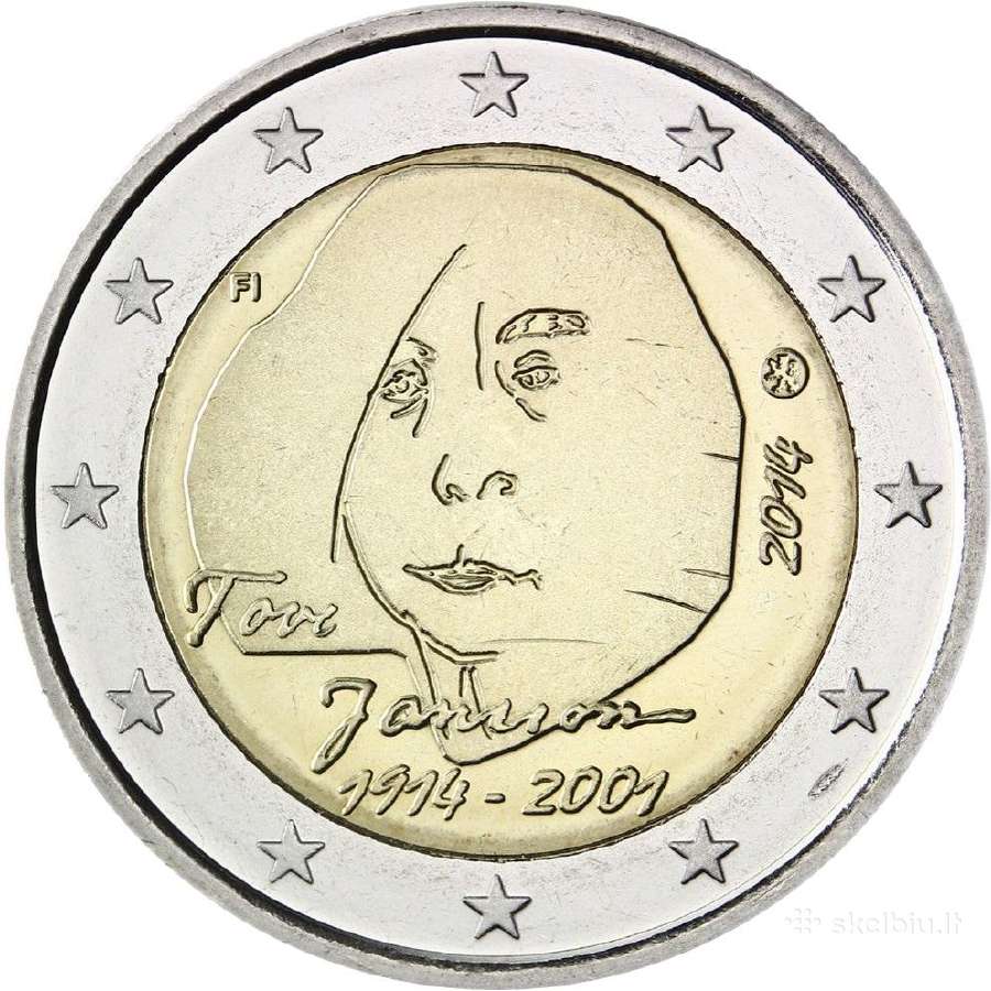 Suomijos proginės euro monetos - nuotraukos Nr. 24