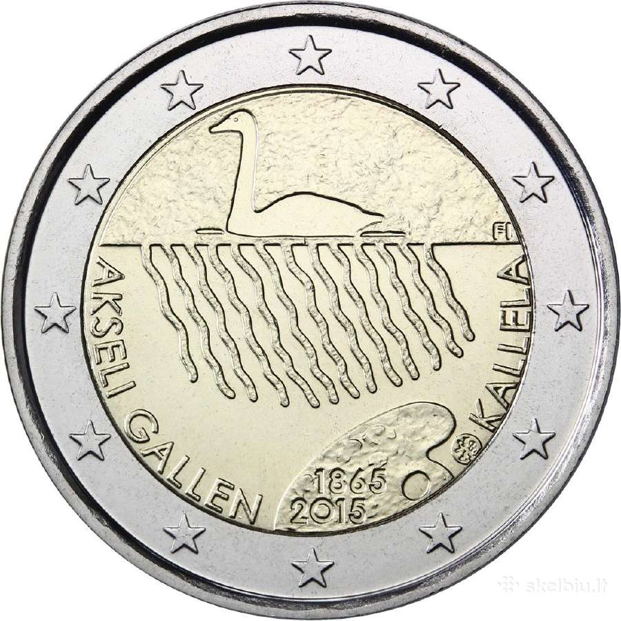 Suomijos proginės euro monetos - nuotraukos Nr. 22
