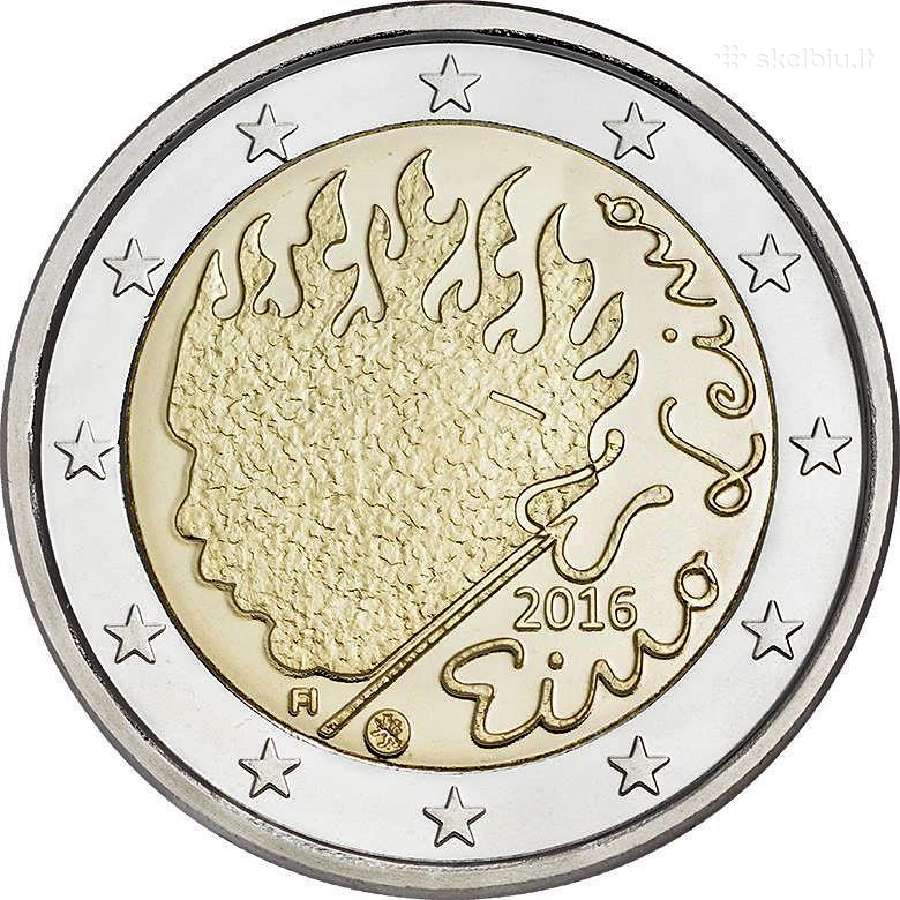 Suomijos proginės euro monetos - nuotraukos Nr. 20