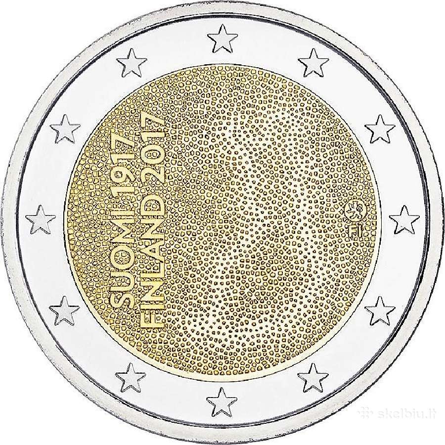 Suomijos proginės euro monetos - nuotraukos Nr. 18