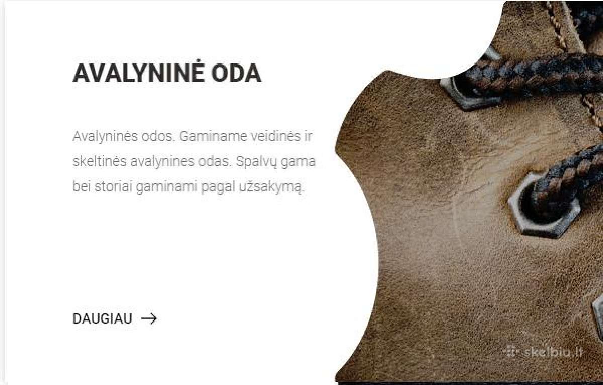 Natūrali oda medžiaga, odos tiekimas Mažmena-didme - nuotraukos Nr. 2