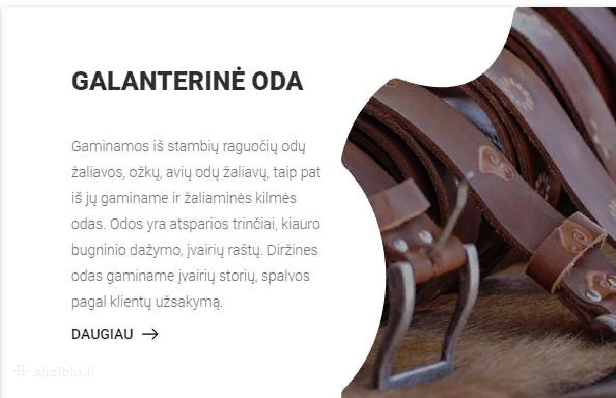 Natūrali oda medžiaga, odos tiekimas Mažmena-didme - nuotraukos Nr. 5