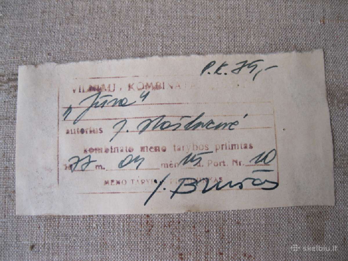 Paveikslas is Ltsr.drobe.aliejus. - nuotraukos Nr. 9
