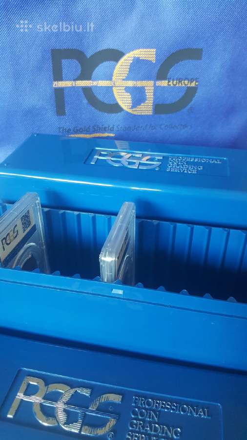 Dėžutė talpinanti 20 vnt. Pcgs sertifikuotų monetų - nuotraukos Nr. 3