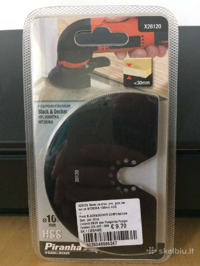 Pjovimo peilis Black & Decker X26120 Hss 100mm