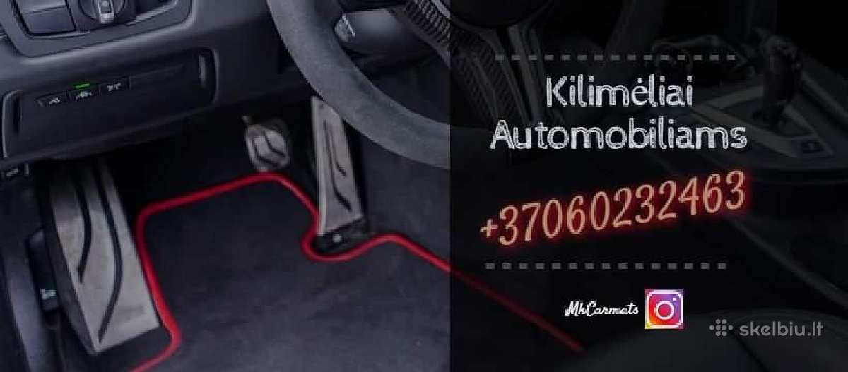 Tekstiliniai/guminiai kilimėliai automobiliams - nuotraukos Nr. 4