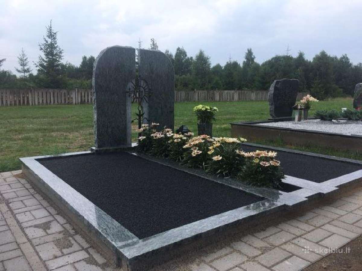 Paminklai plokštės kapams įrengimas atnaujinimas - nuotraukos Nr. 16