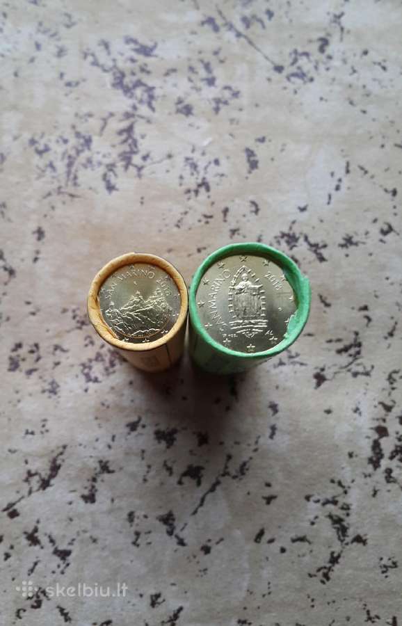 San Marino 0,20 ir 0,50 monetos