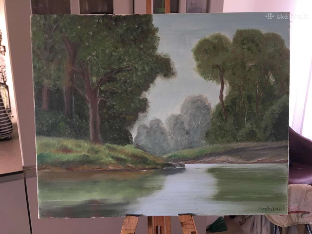 Peizažas , drobė - akrilas , 50x40