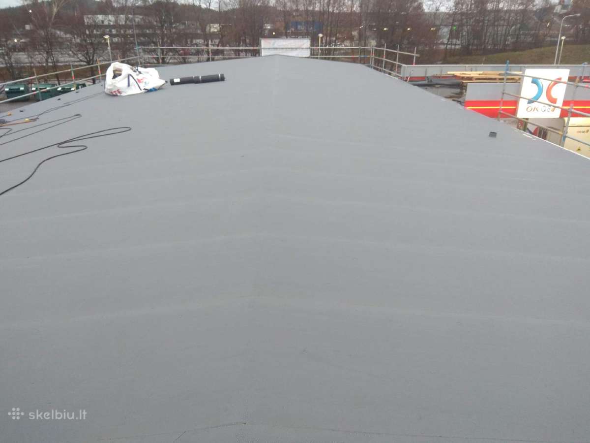 Dengiame stogus su prilydoma danga, pvc ir epdm - nuotraukos Nr. 17