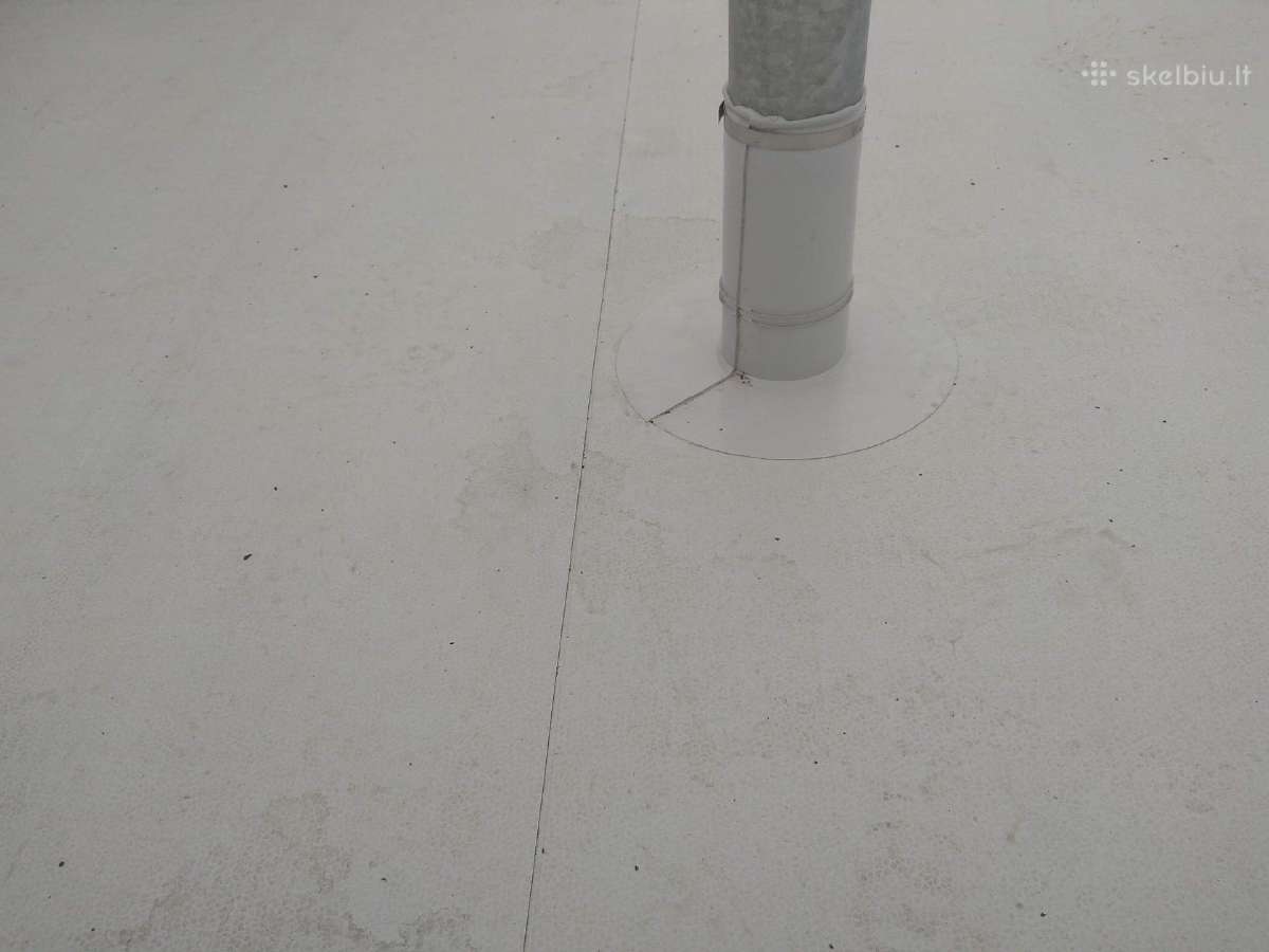 Dengiame stogus su prilydoma danga, pvc ir epdm - nuotraukos Nr. 14