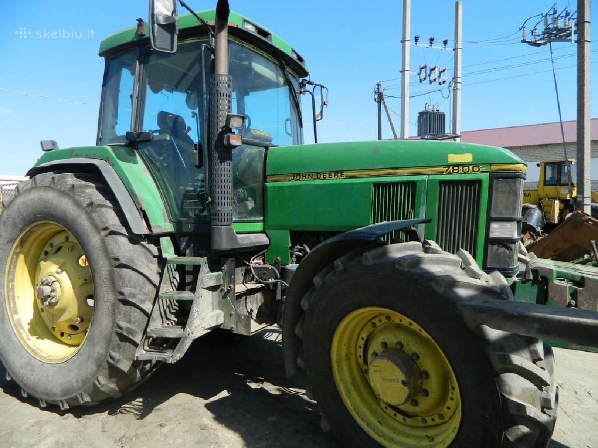 Traktoriaus john deere 7800 atsarginės dalys