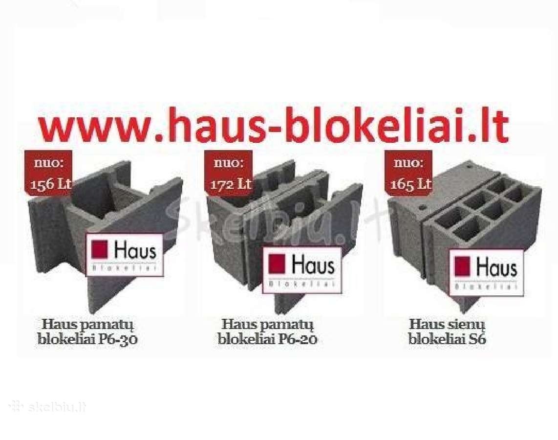 Haus Blokeliai pamatų / mūro Nemokamas Pristatymas - nuotraukos Nr. 6