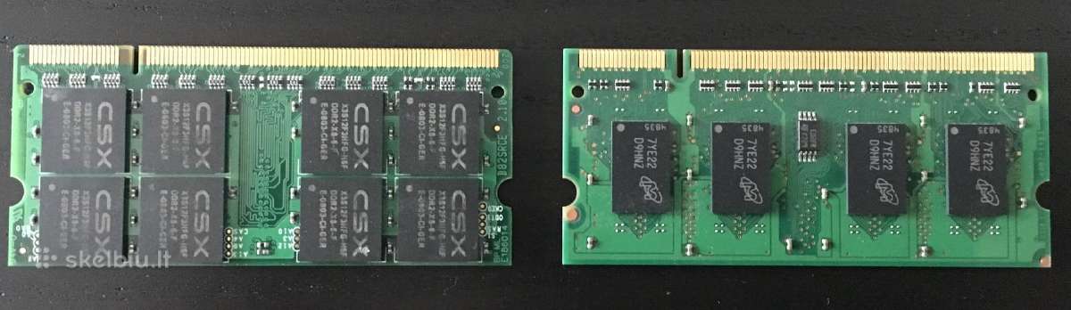 Ddr2 1gb du vienetai - nuotraukos Nr. 2