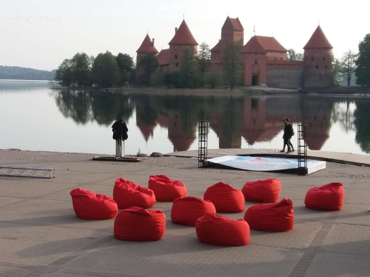 Sėdmaišių, pufų, staliukų nuoma su pristatymu 24/7 - nuotraukos Nr. 14