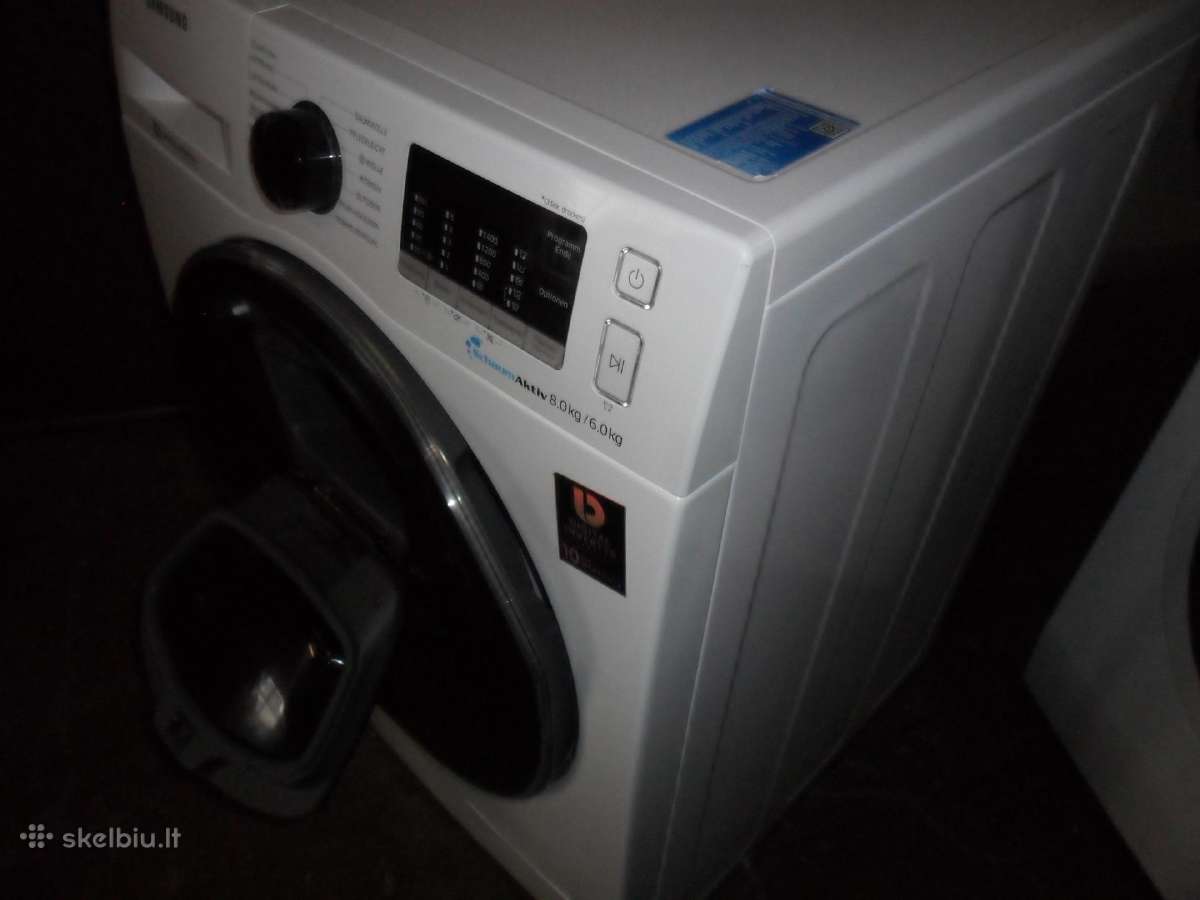 Skalbykle Su Dziovykle Samsung 8+6kg - nuotraukos Nr. 3