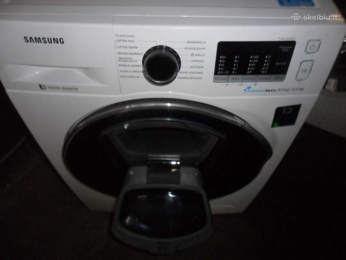 Skalbykle Su Dziovykle Samsung 8+6kg - nuotraukos Nr. 6
